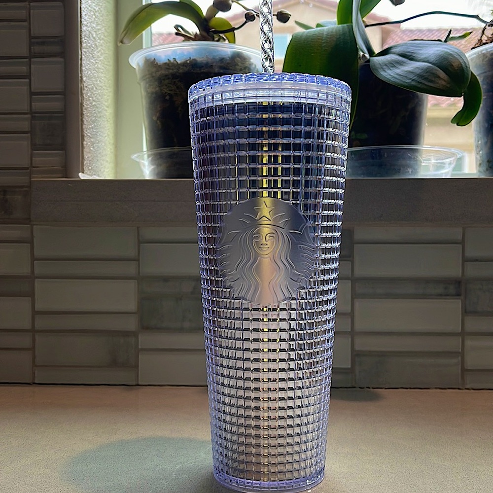 Starbucks tumbler silver